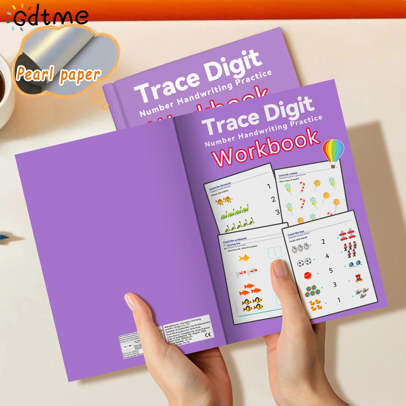 64 Pages Filled in With Numbers Logical Thinking Training Fun Math Exercise Book