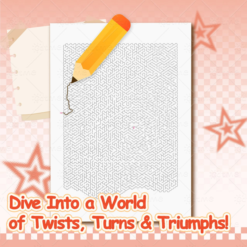 Activity Maze Books for Kids Party Favors ages 4-8 8-12,Fun and Challenges Mazes Stuffer Classroom Kids Children Concentration