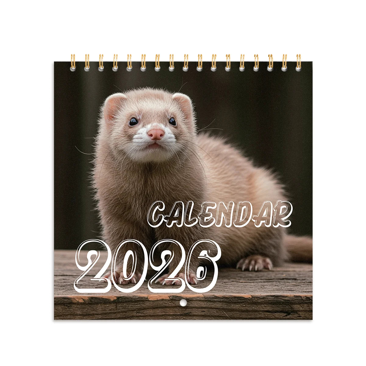 2026 Cute Animal Calendar Planner with Monthly Layouts - January to December, Birthday & Holiday Gift ,Christmas, Halloween