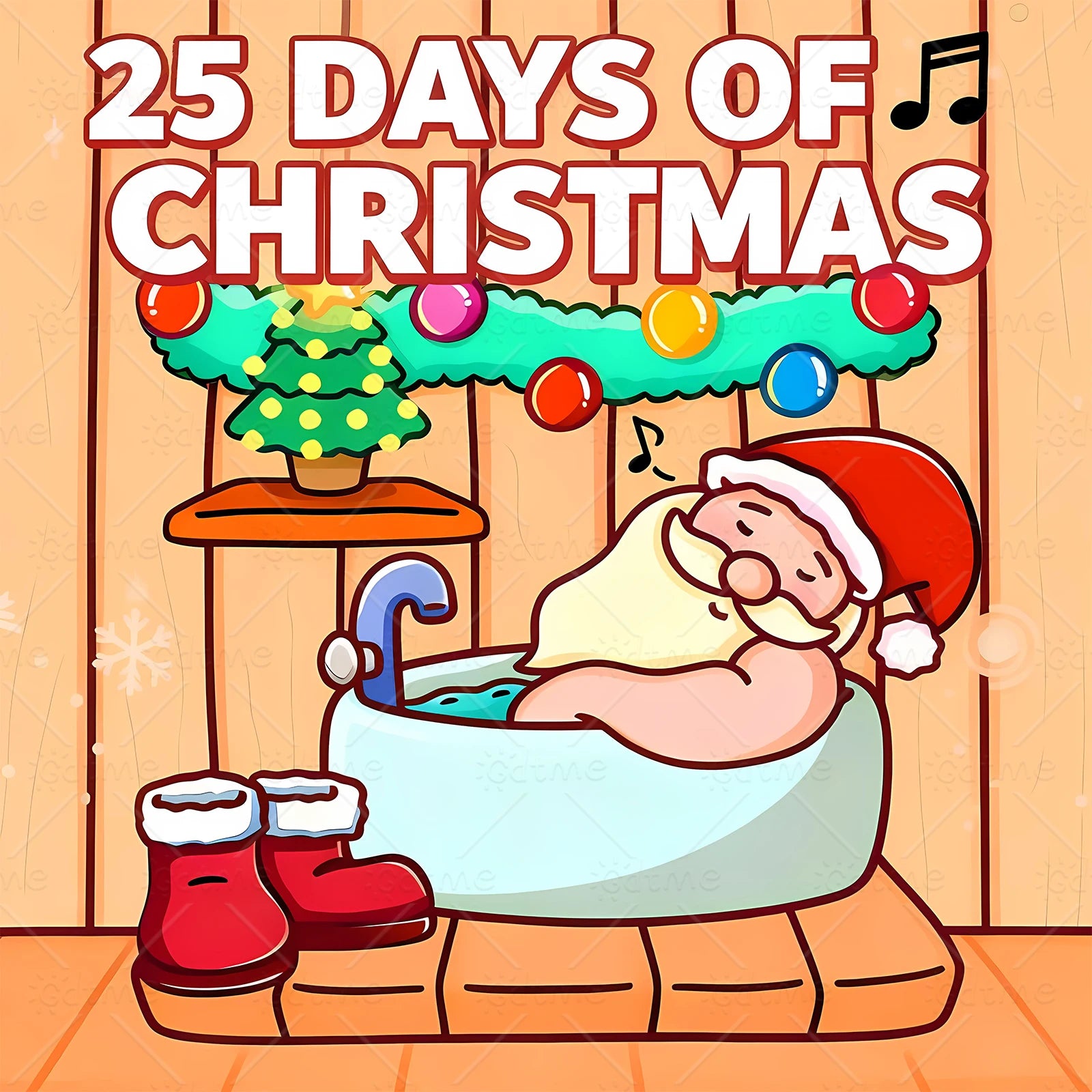 25 DAYSOFF CHRSITMAS Bold-easy Patterns Coloring Book for Adults Cute Drawing Book Perfect Gift for Party and Birthday