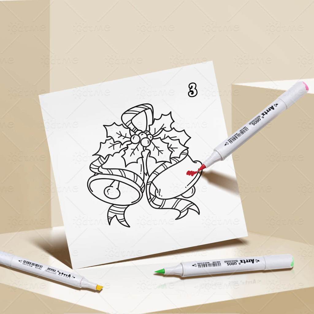 ADVENT CALENIDAR Coloring Book for Adults And Teens 25 pages Christmas Gifts Educational Graffiti Painting Book Drawing ﻿