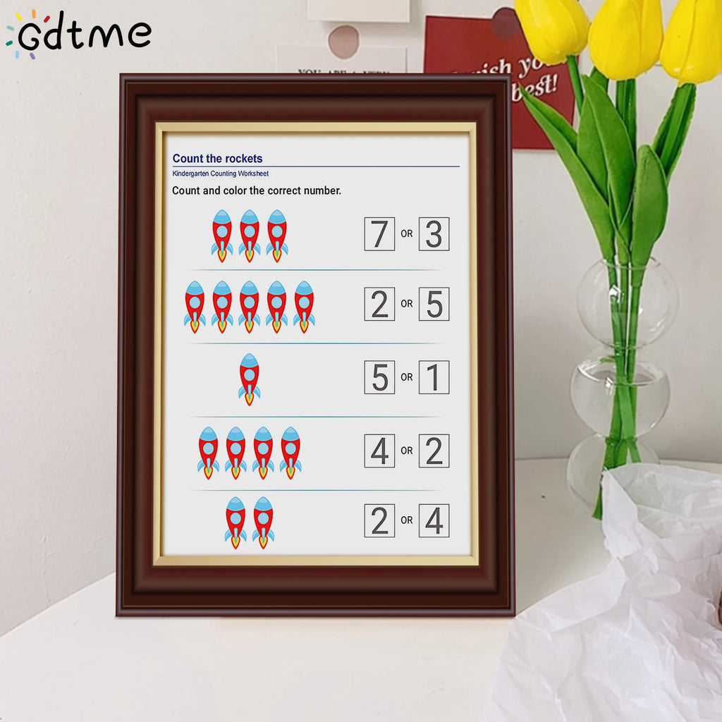 64 Pages Filled in With Numbers Logical Thinking Training Fun Math Exercise Book