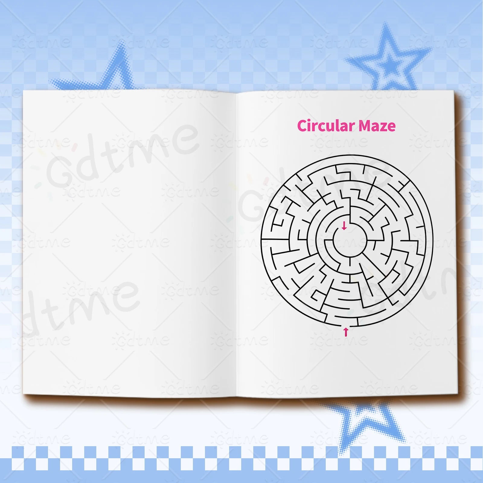 Activity Maze Books for Kids Party Favors ages 4-8 8-12,Fun and Challenges Mazes Stuffer Classroom Kids Children Concentration