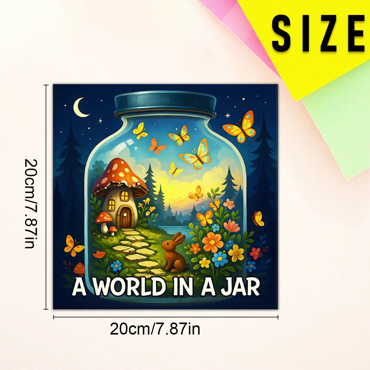 A WORLDIN A JAR : Coloring Book for Adults Featuring Cute Cozy Daily Activities for Relaxation (Cozy Spaces Coloring)