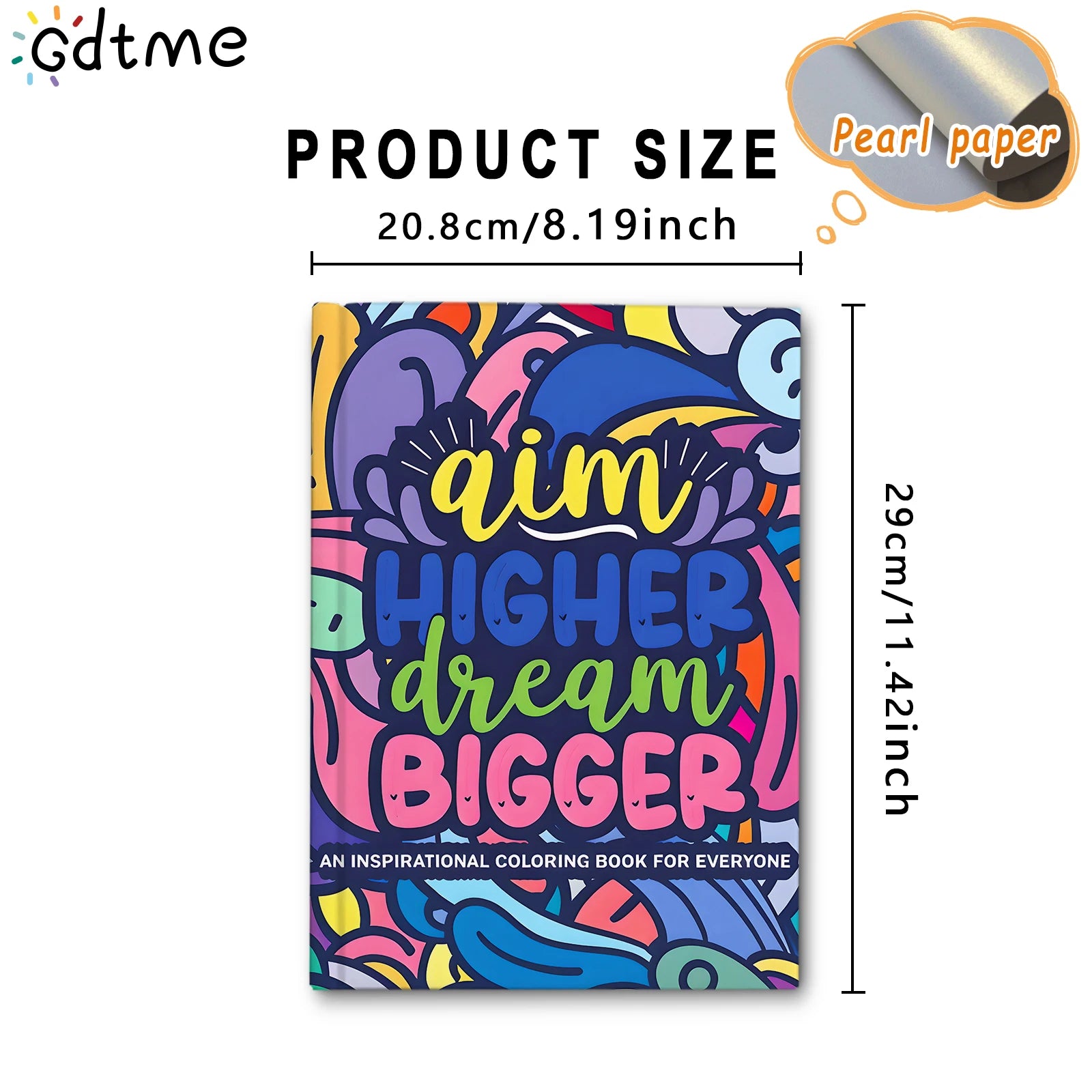 1pc Art Coloring Book 24 Page For Adults Gift For Birthday Party Relieve Stress Kill Time Graffiti Painting Drawing Art Book