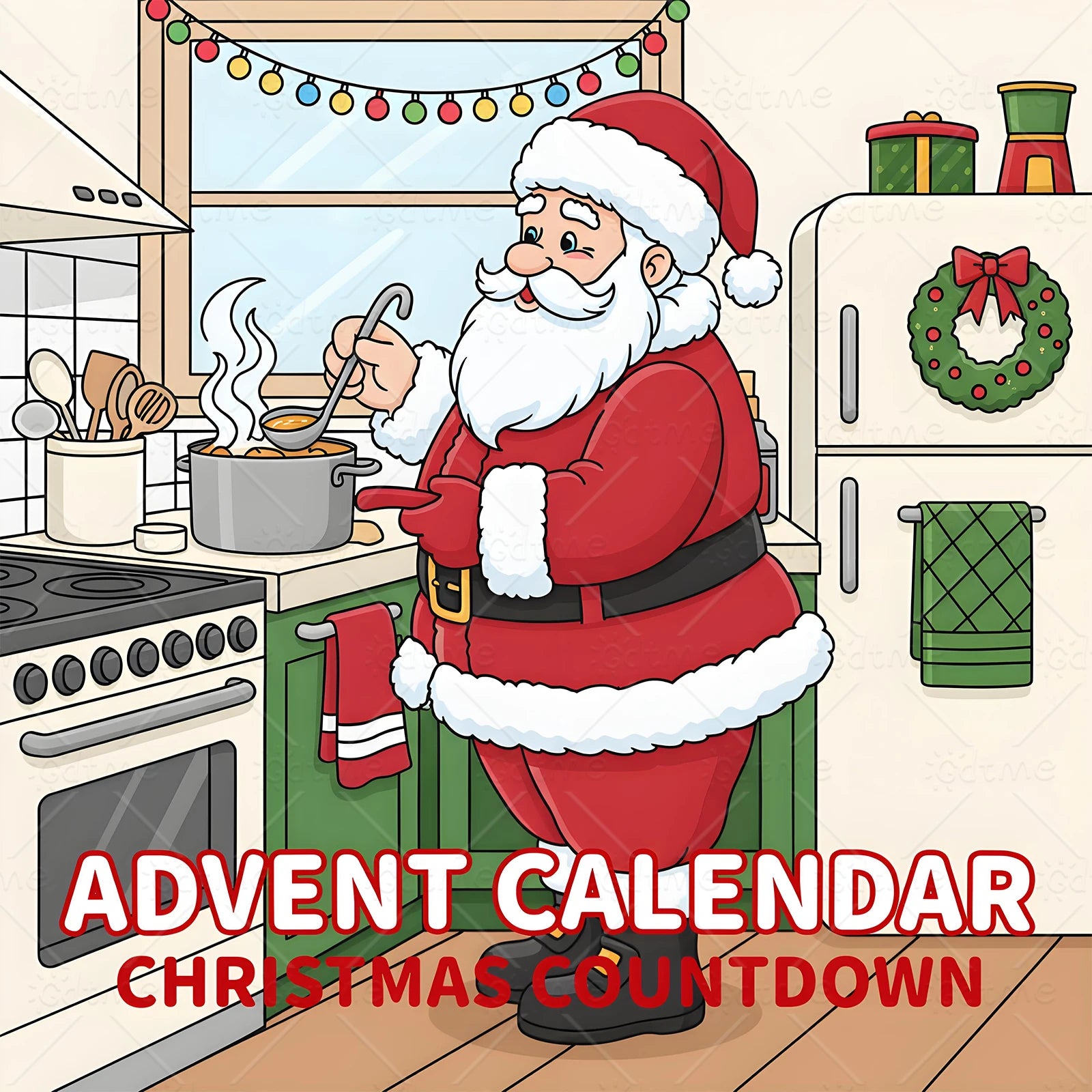 25 DAYSOFF CHRSITMAS Bold-easy Patterns Coloring Book for Adults Cute Drawing Book Perfect Gift for Party and Birthday