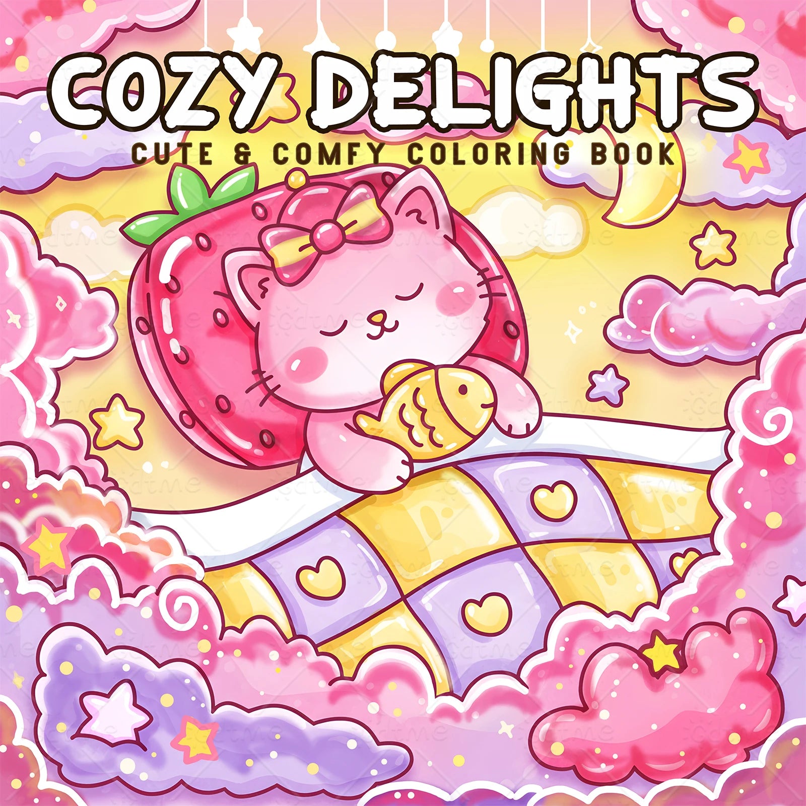 24 Pages LITTLE FRIENDS Coloring Book for Adult | Colouring Book, Drawing Supplies for Christmas, Thanksgiving