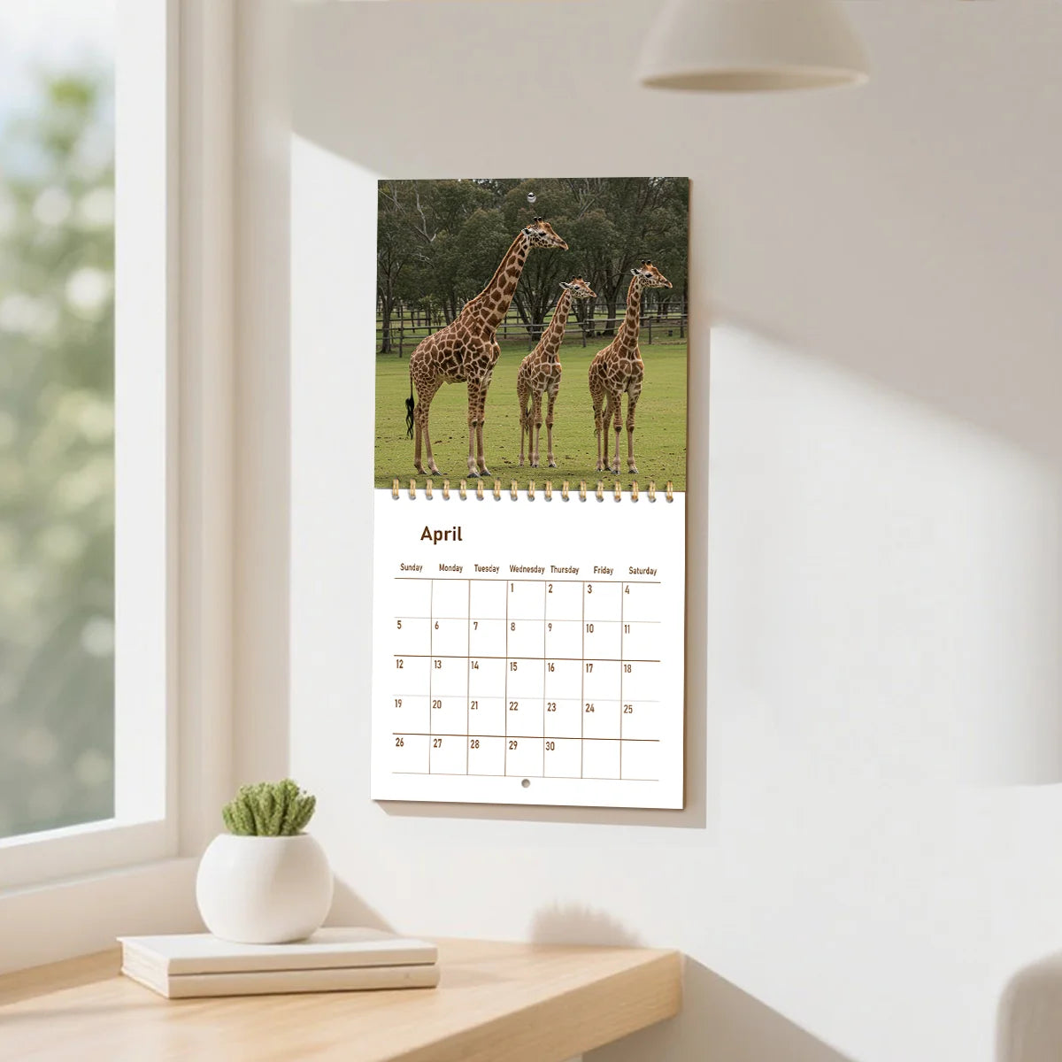 2026 Cute Animal Calendar Planner with Monthly Layouts - January to December, Birthday & Holiday Gift ,Christmas, Halloween