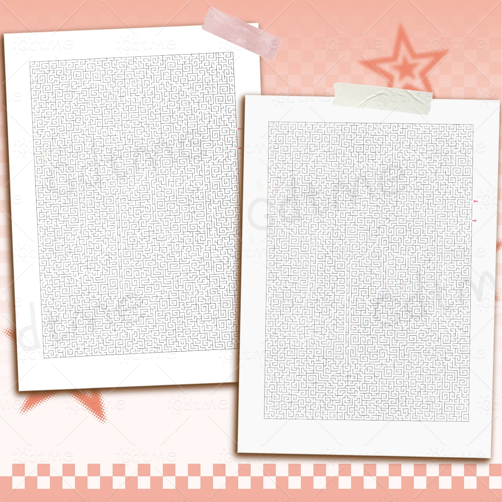 Activity Maze Books for Kids Party Favors ages 4-8 8-12,Fun and Challenges Mazes Stuffer Classroom Kids Children Concentration