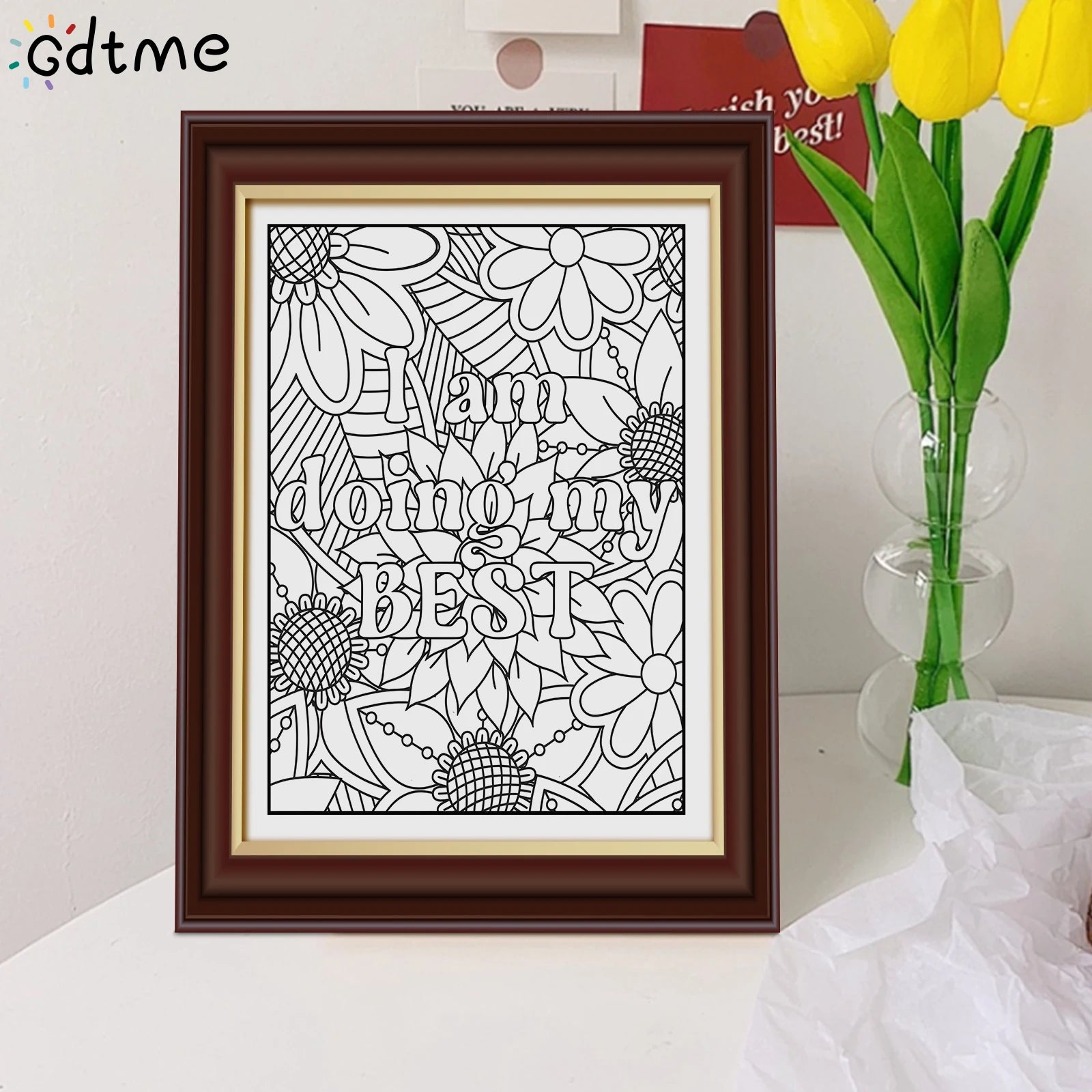 1pc Art Coloring Book 24 Page For Adults Gift For Birthday Party Relieve Stress Kill Time Graffiti Painting Drawing Art Book